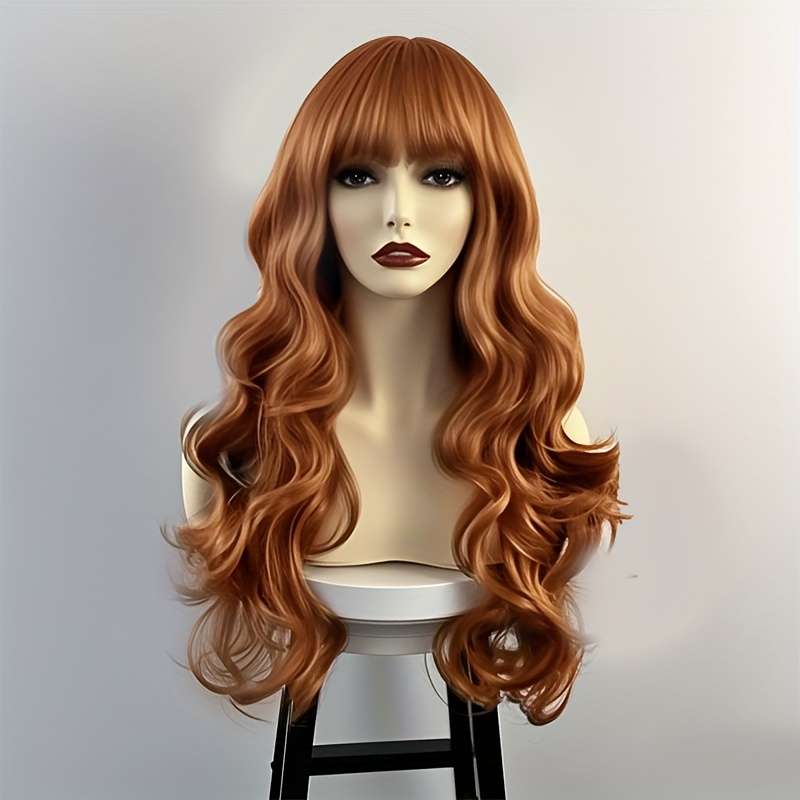 1Pc Orange 50.8cm Fashion Design Wig