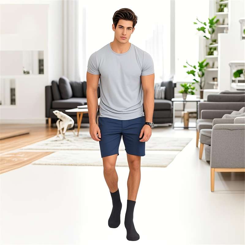 Sock 5 Pairs Of Black  One Size