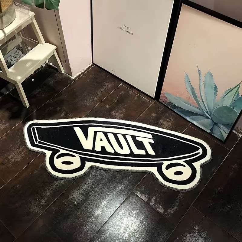 1Pc 50x120cm 19.6x47.2inch Skateboardinchg Floor Mat