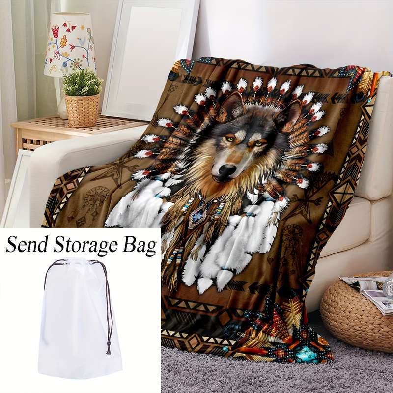 1ps Blanket Size 50Inx60In 130Cmx150Cm Ad'dFree Storage Bag
