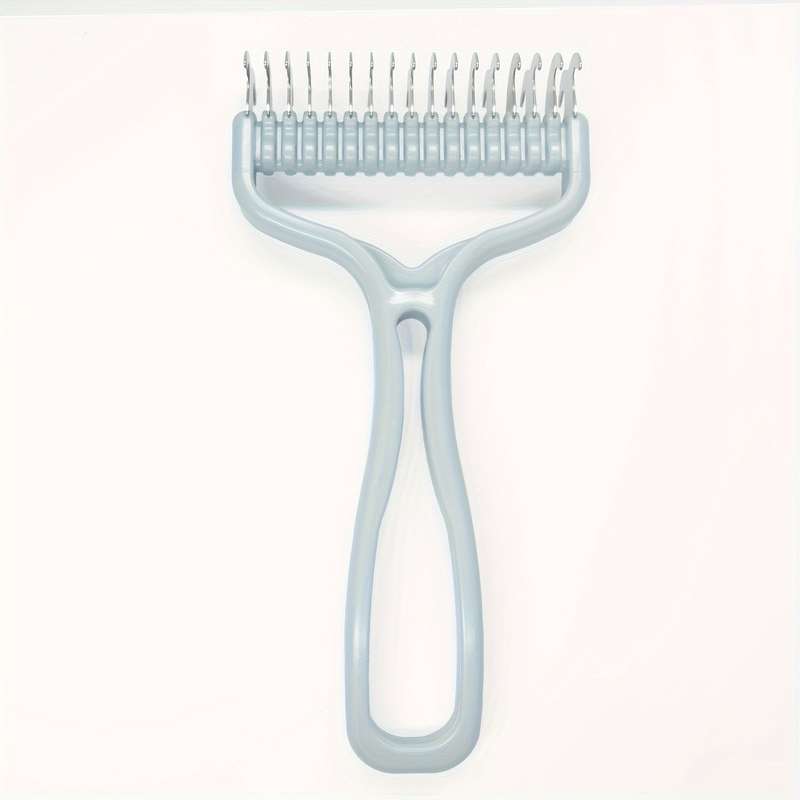 1pc Orange Size S 11Add6 Teeth Pet Comb