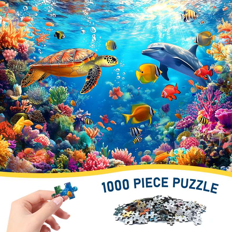 1000 Piece Mini Paper Jigsaw Puzzle
