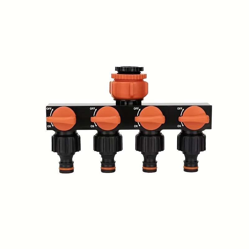 1Pc Red Outdoor Garden Diverter Adapter Hose Connector