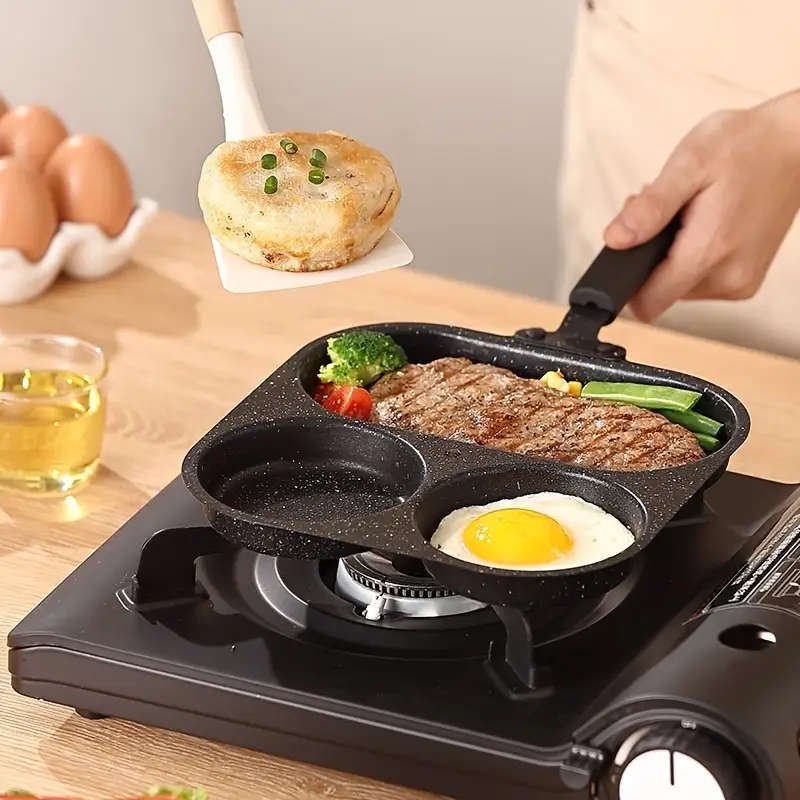 3-In-1 Breakfast Thick Frying Pan
