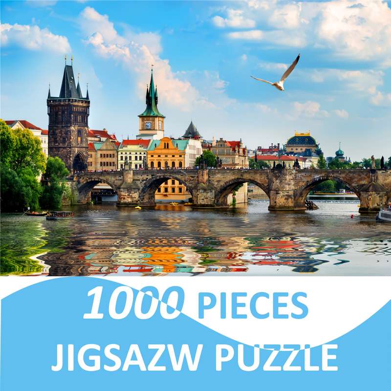 1000 Piece Paper Jigsaw Puzzle For Adults 68.58x5