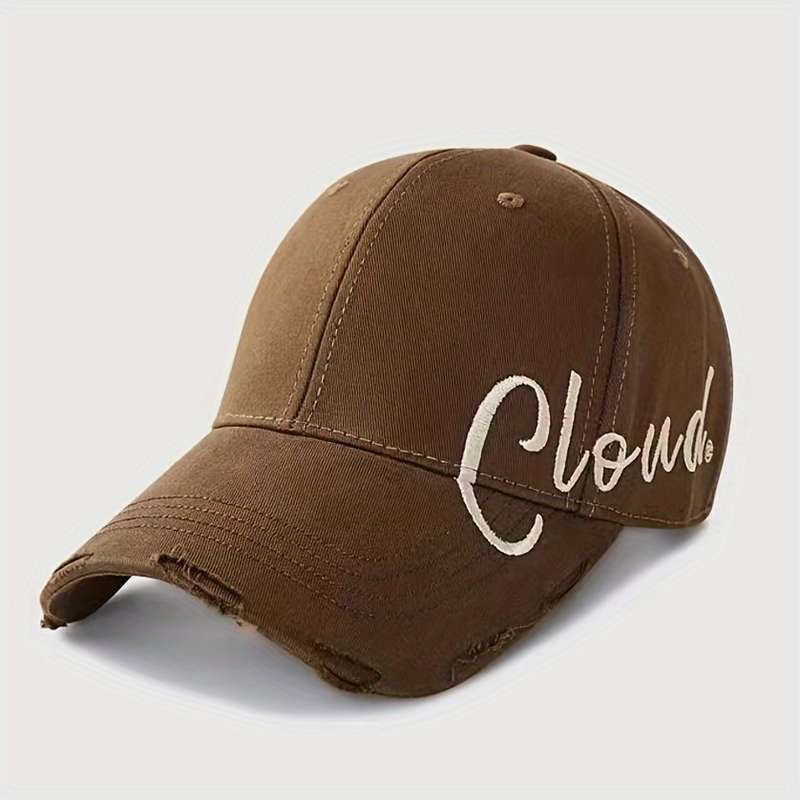 1pc Women's Fashionable Baseball Cap Lightweight Adjustable Movie-Inspired Design with Cursive