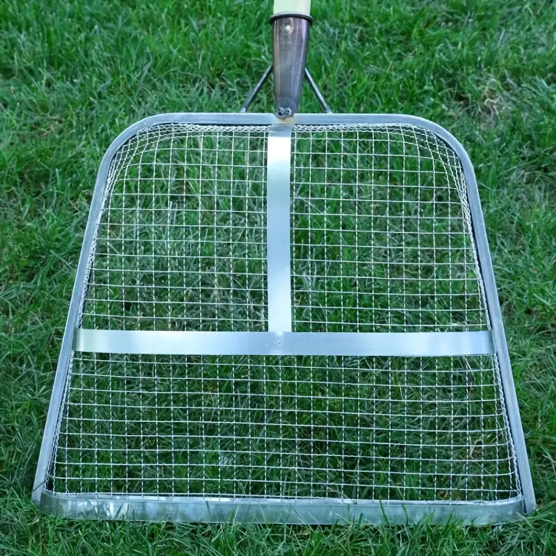 Metal Soil Sifter Gardening Shovel Tool With Strainer