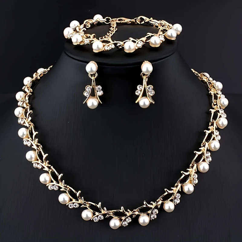 Imitation Pearl Necklace Jewelry