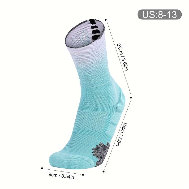 1 Pair Lake Blue White  Socks