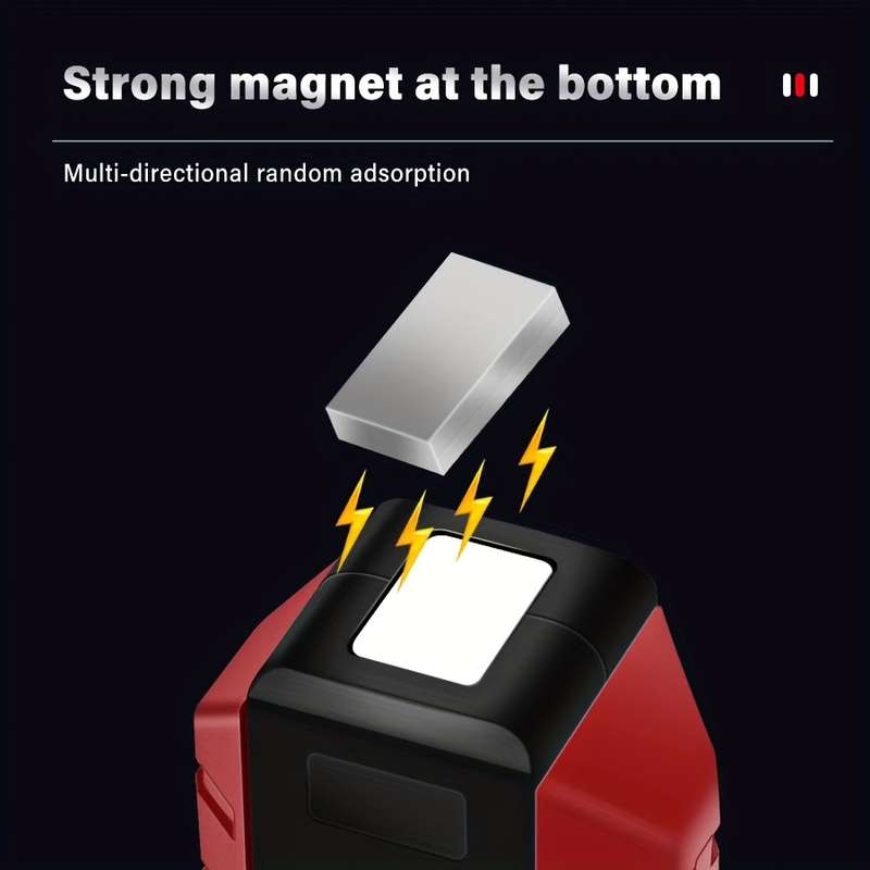 1PC BlackRed Flashlight