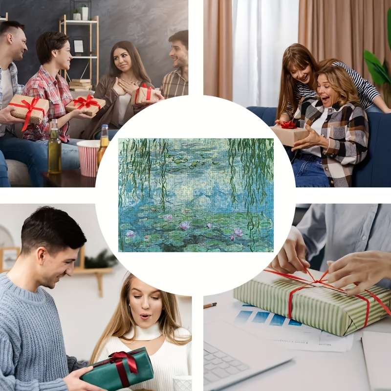 1000pcs Paper Puzzle for Adults Vibrant Colorful Scenery Scenes Easy to Clean