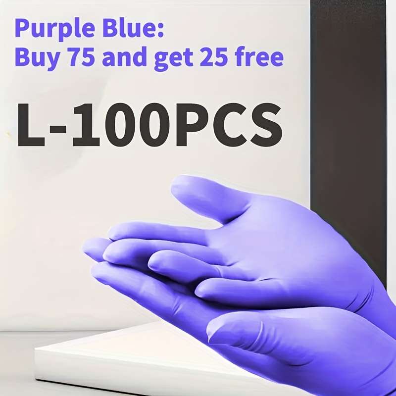 100Pcs Size L Household Cleaning Gloves
