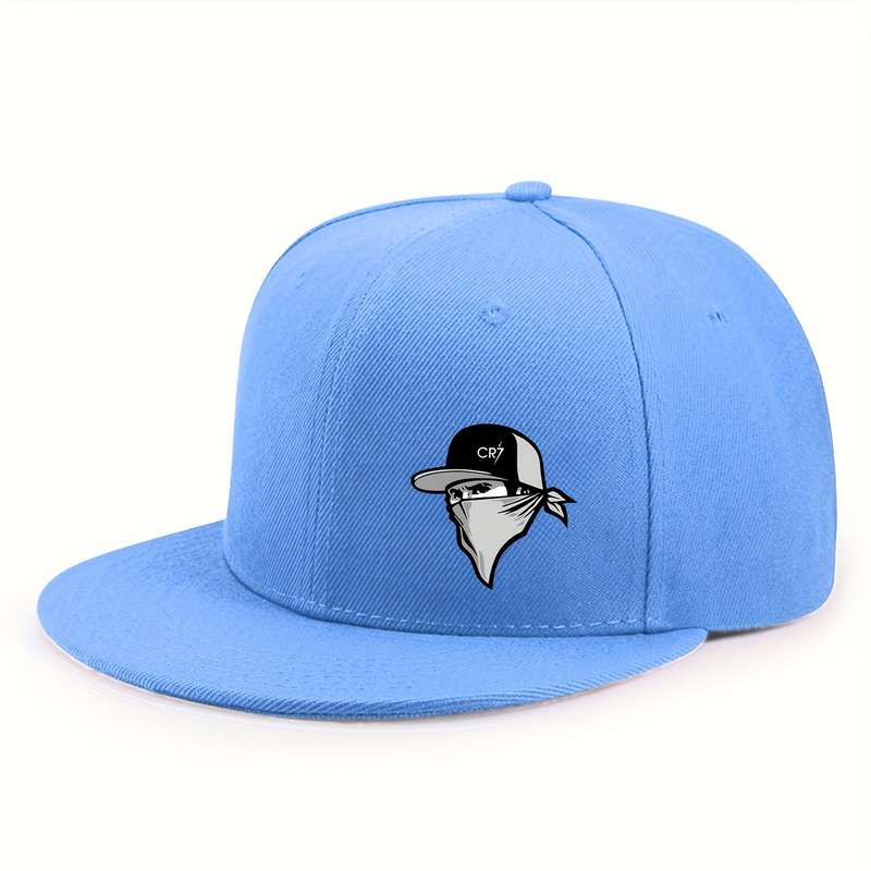 1pc Unisex Street Style Baseball Cap Fashion Cartoon Print Comfortable Breathable Polyester Adju