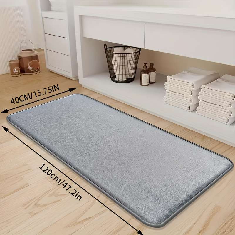 1Pc Dark Gray 40x120cm Floor Mat