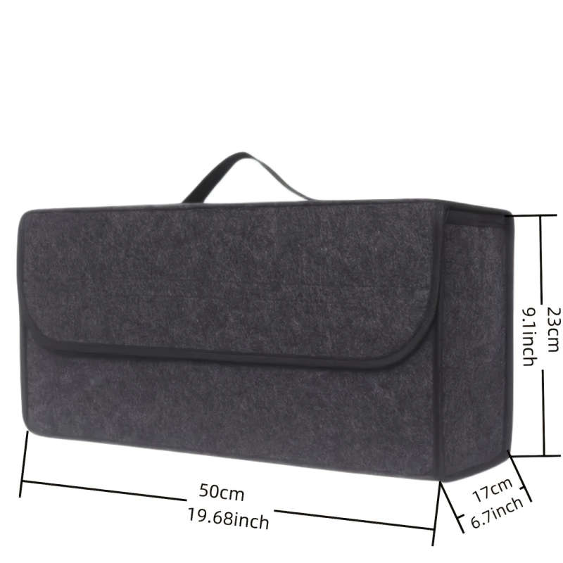 Thickened Felt Cloth Car Trunk Storage Box