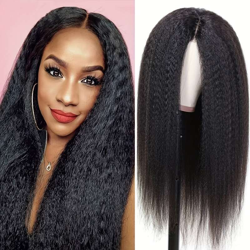 1Pc Black 60.96cm Fashion Design Wig