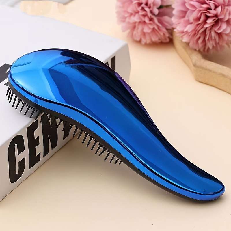 1pc Rose Golden Add Blue Pet Comb