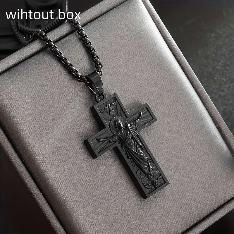 1 Piece Golden Jesus Theme Pendant