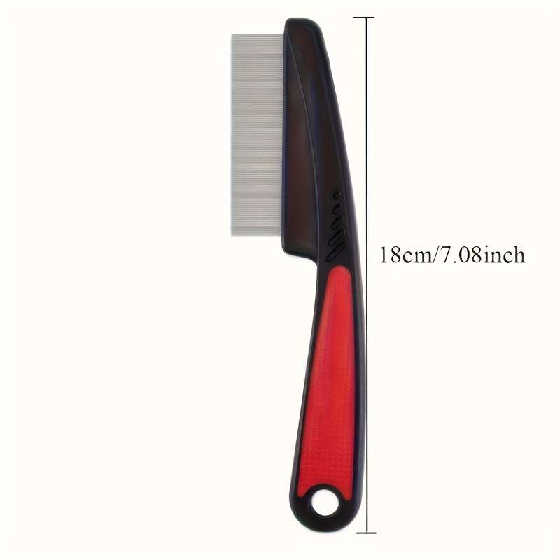 1pc Black Red Pet Comb