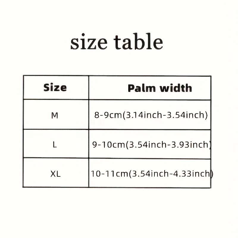 1 Pair Black Size XL Outdoor Sports Gloves
