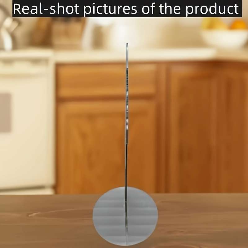 1pc 2D Flat   Golden Circular Acrylic Desktop Ornament Waterproof Scratch-Resistant Traditi
