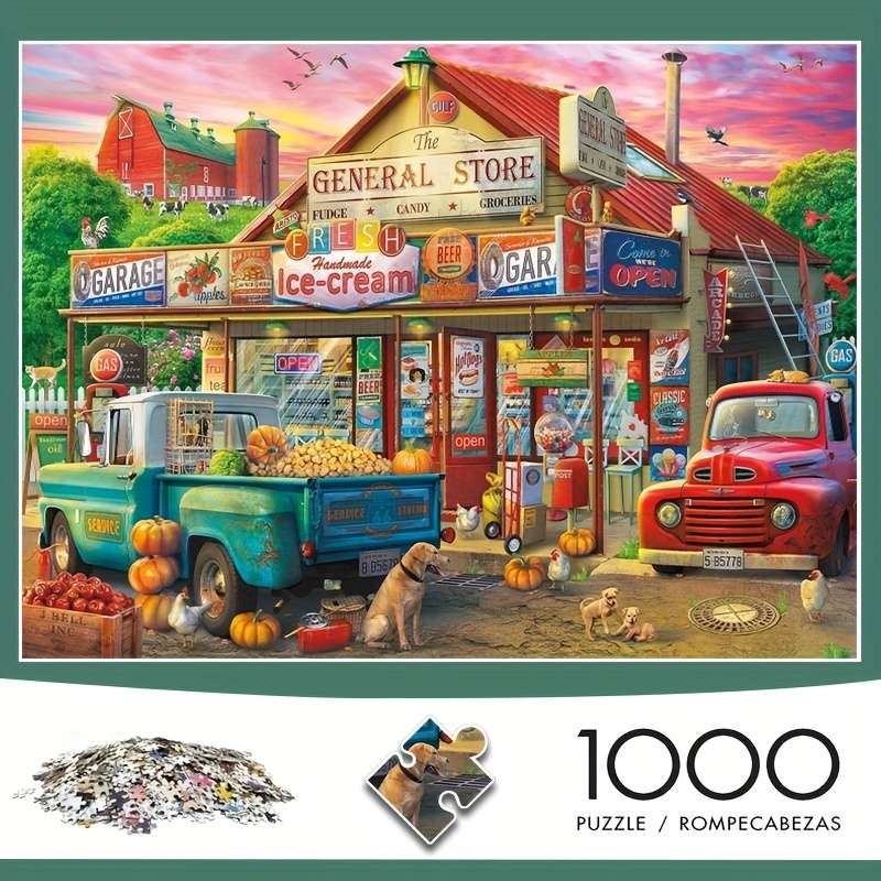 1000 Piece Paper Jigsaw Puzzle For Adults 38.0x26.01cm High-Difficulty