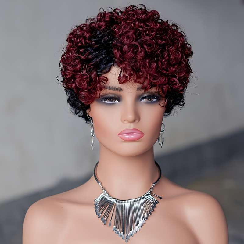1Pc Photo Color 25.4cm Fashion Design Wig