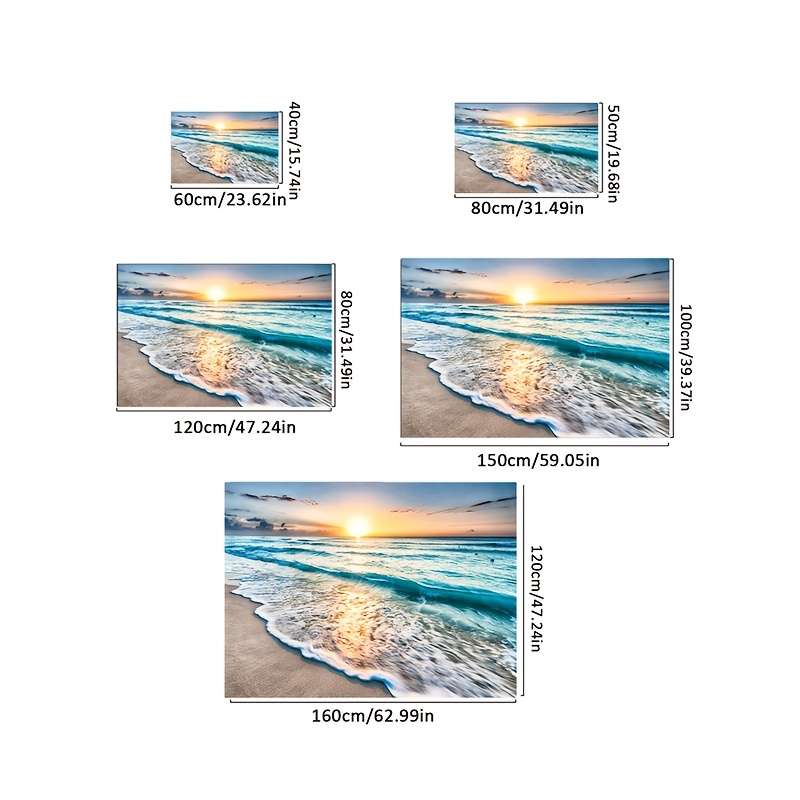 1Pc 15.74x23.62inch 40x60cm Floor Mat