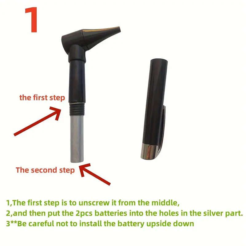 Professional Otoscope with LED Light Ear Care Magnifying Tool Set for Medical Diagnosis Cleanin