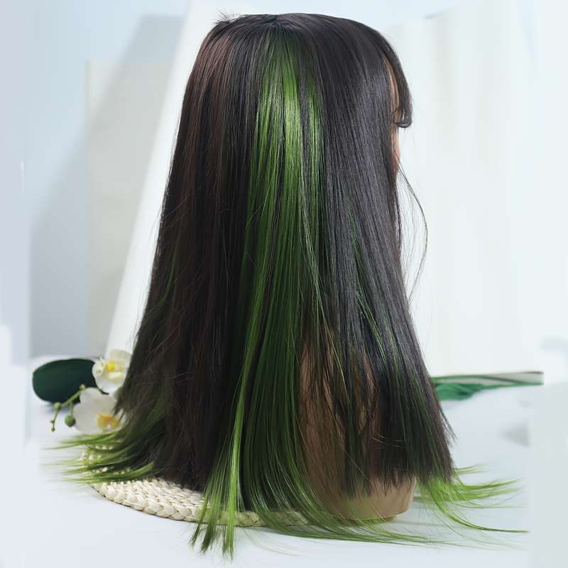 1Pc Flax Golden 50.8cm Fashion Design Wig