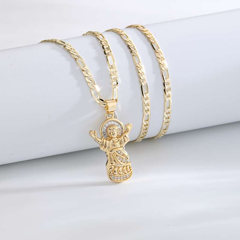 1 Piece Pendant Necklace Jesus Theme Pendant