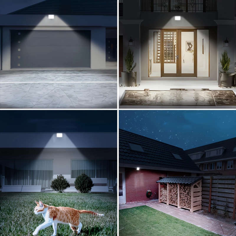 Bright LED Solar Motion Sensor Light Outdoor Bright LED Remote Control Stand Alone Panel 5.0meter Ca