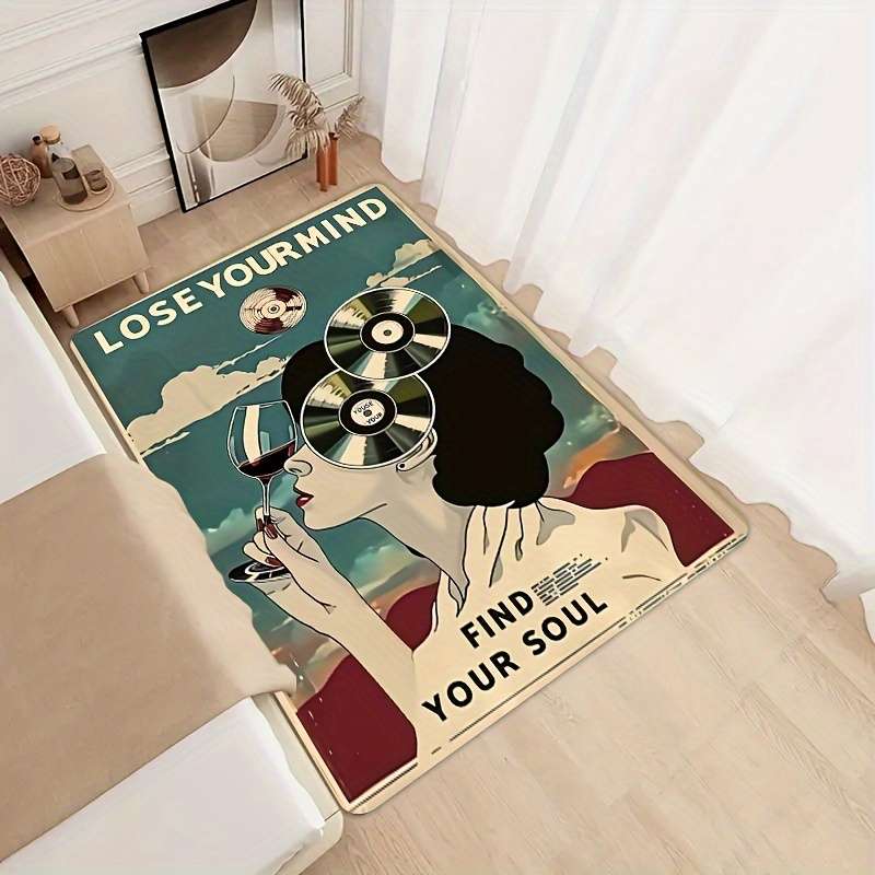 1Pc Blue 19.69x31.49inch 50x80cm Floor Mat