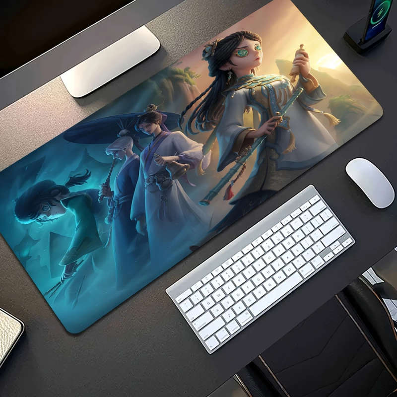 1pc 40x90cm Ancient Warrior Team Image Gaming Mouse Pad Durable Odorless Rubber Desk Mat