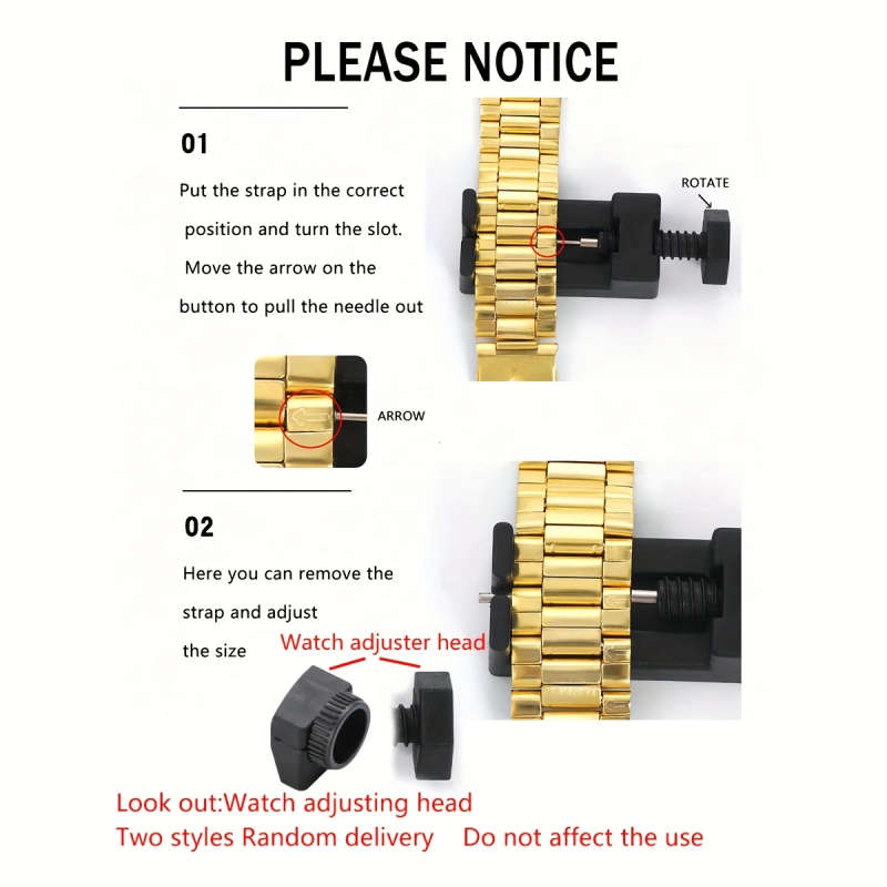 1pc Men's Business Casual Quartz Watch with Calendar Black Stainless Steel Strap Digital Dial Golden