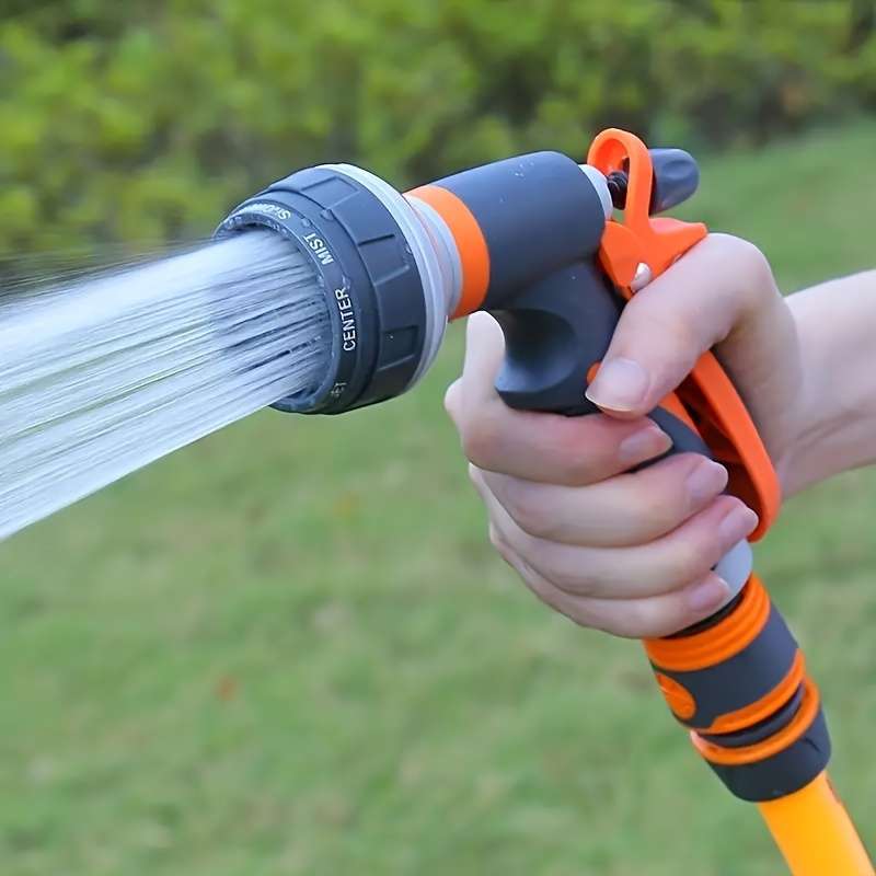 1Pc Orange High Pressure Garden Hose Nozzle