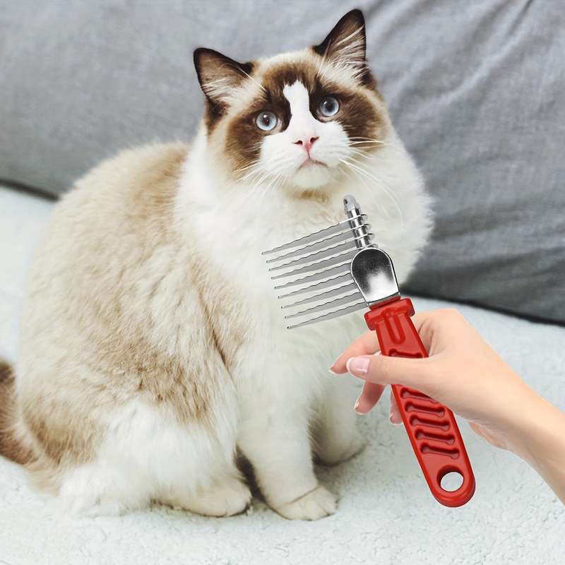 1pc Red Pet Comb