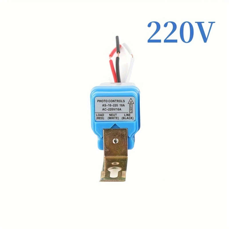 1pc Automatic Auto On Off Photocell Street Light Switch 220V 10A Photo Control Photoswitch Sensor