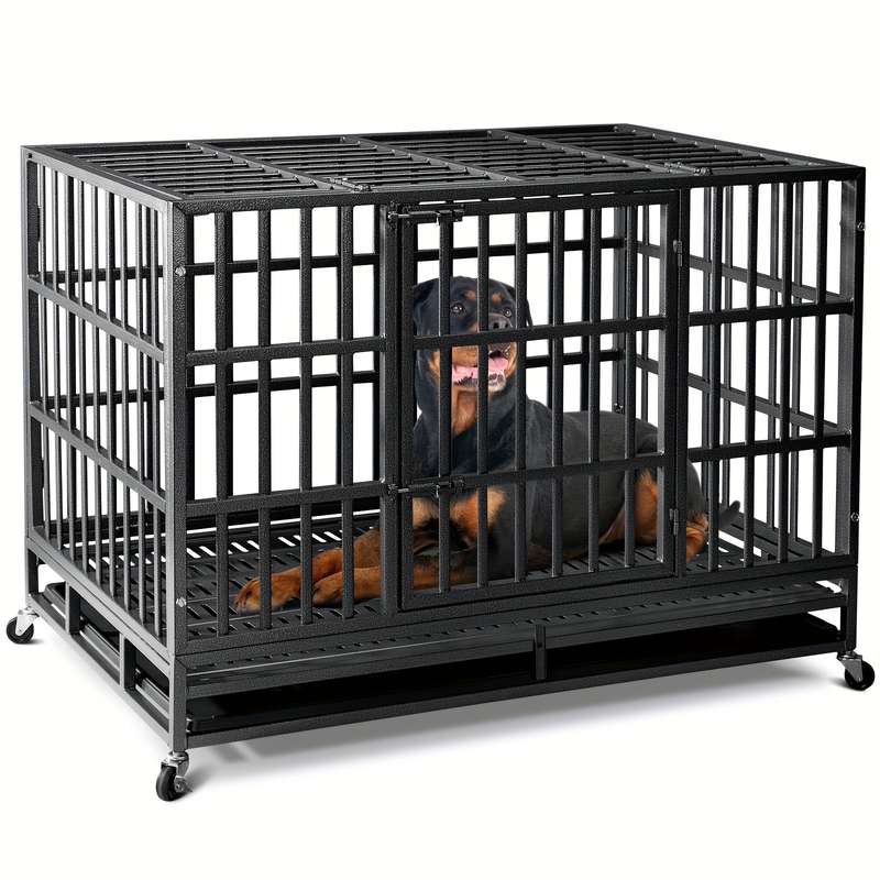 1pc Black Pet Cage