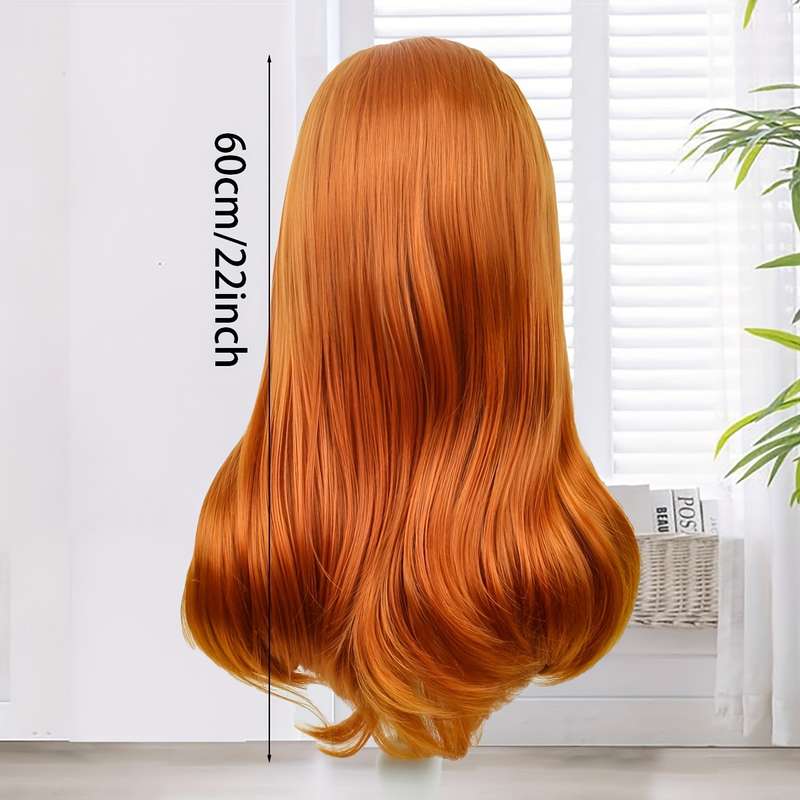 1Pc Orange B016 71.12cm Fashion Design Wig