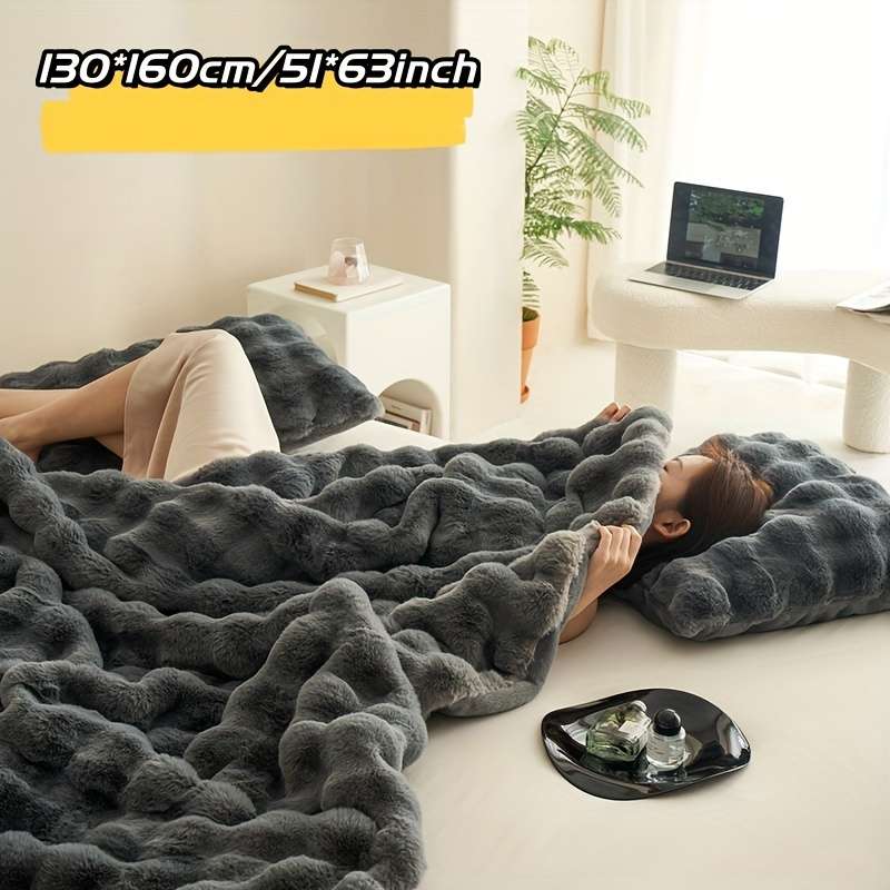 1ps Blanket Color Innocent White   White Edge size 120x200cm