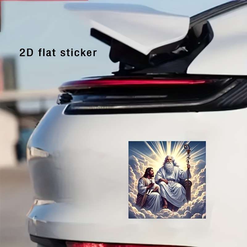 1pc 15.24cm Jesus Christian Themed Stickers