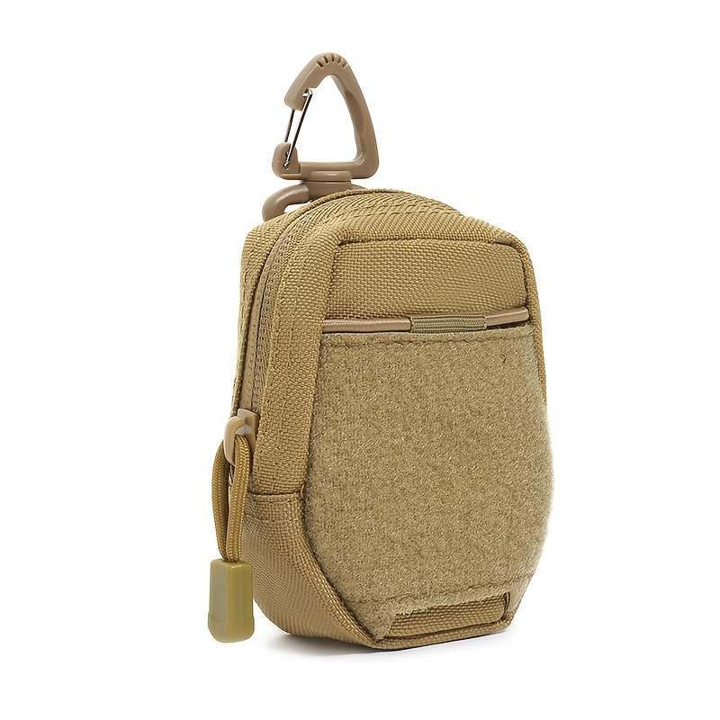 1pc Tactical Waist Pack Polyester EDC Utility Pouch Running Fanny Pack with Card Holder Earphone