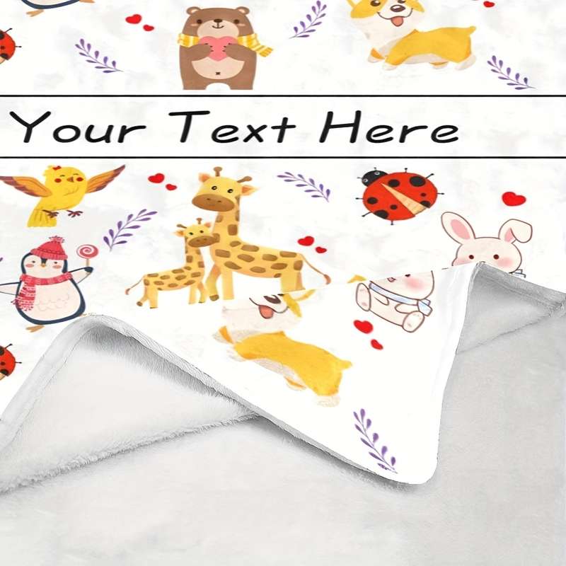 1ps Blanket Color White size 180x200cm