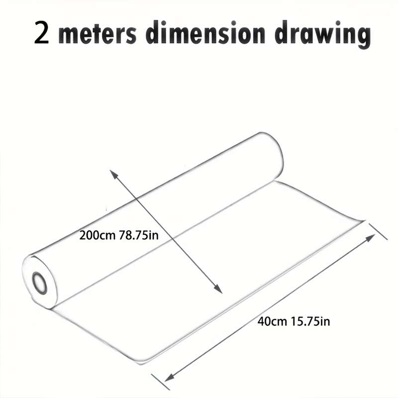 1PC Wall StickersRed 40x200cm 15.75inx78.74in
