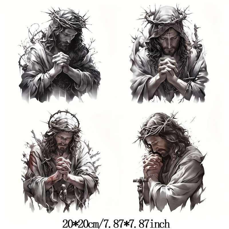 1pc Jesus Christian Themed Stickers