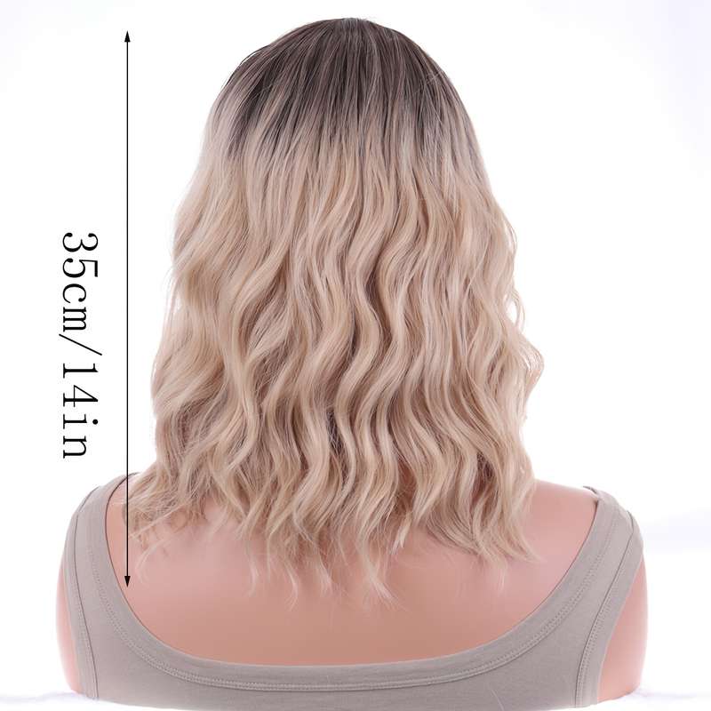 1Pc Linen 35.56cm Fashion Design Wig