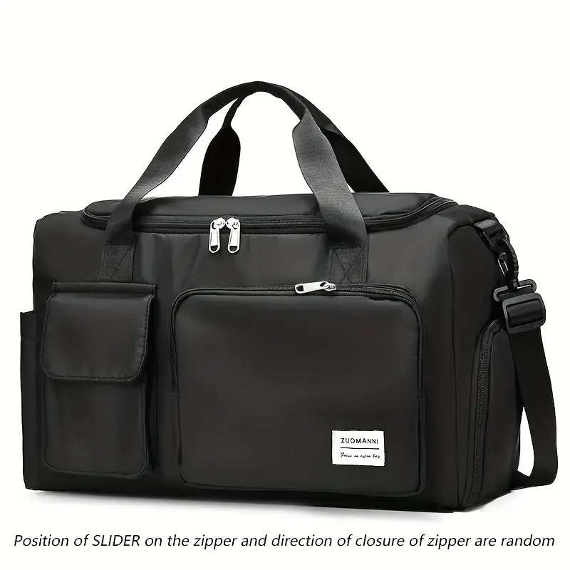 Unisex Large Capacity Nylon Travel Gym Tote