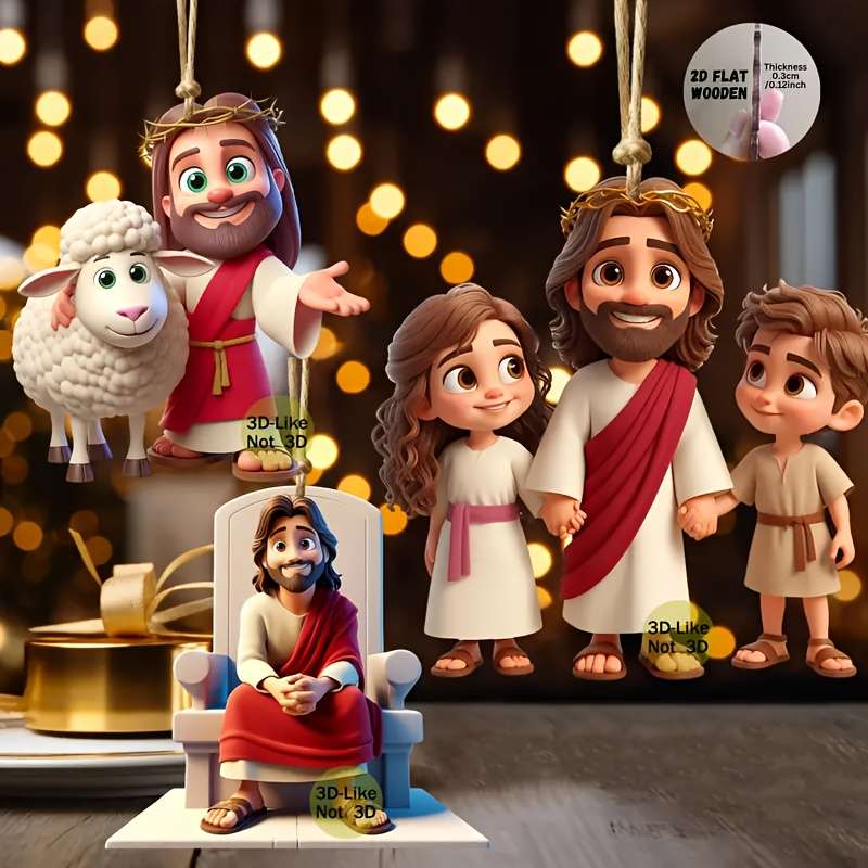12pcs Jesus Theme Pendant