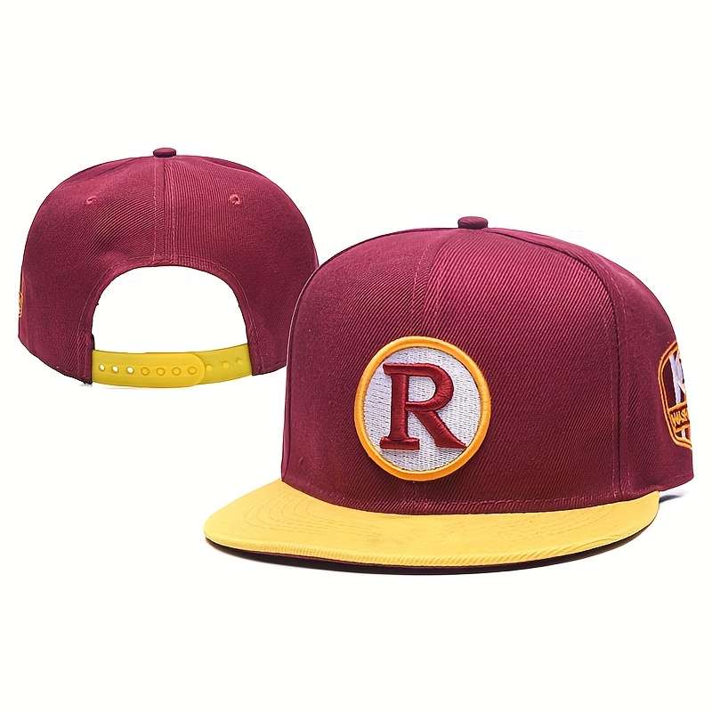 1pc A Hip-Hop Embroidered Flat-Brim Hat Perfect for Outdoor Travel And Sports an Ideal Gift.